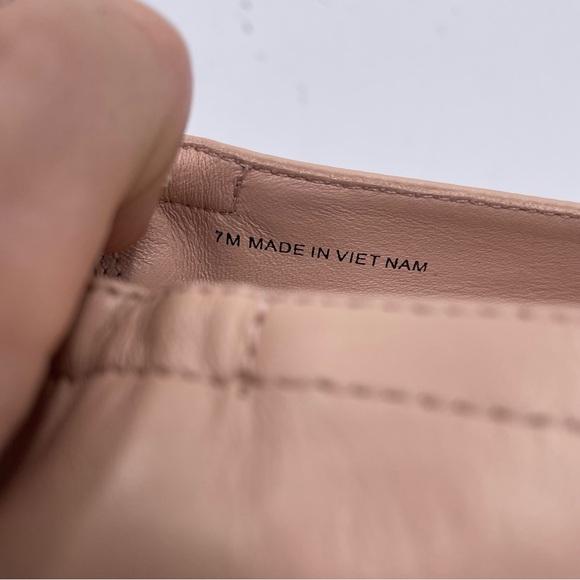 NEW Everlane Pale Pink Italian Leather Day‎ Heel in Size 7 - Picture 10 of 11